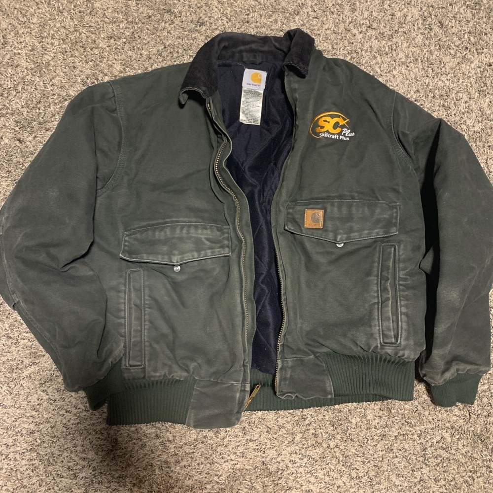 Vintage Detroit winter jacket carhartt xl men no flaws